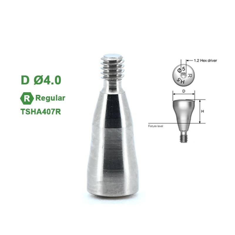 5Pcs Dental Healing Abutment Caps Regular Mini Platform Fits Oss Hiossen