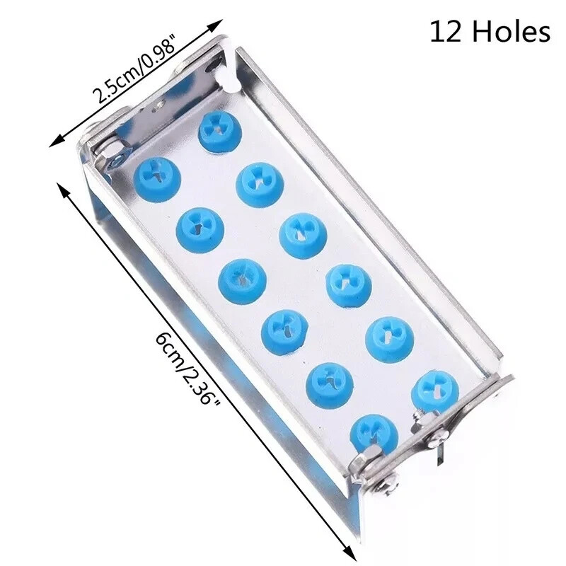 Dental Bur Holder Block Box Disinfection Case Box Organizer 8/12/30 Holes Stand