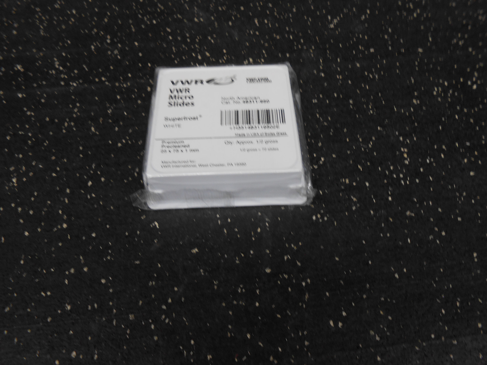 VWR 48311-950 SUPERFROST WHITE MICRO SLIDES 25 X 75 X 1MM 72 SLIDES