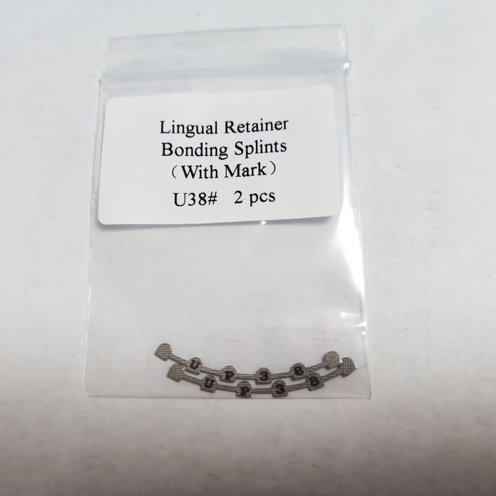 10 Packs 20Pcs Orthodontics U38 Lingual Retainer Mesh Base With Mark 2pcs/pack