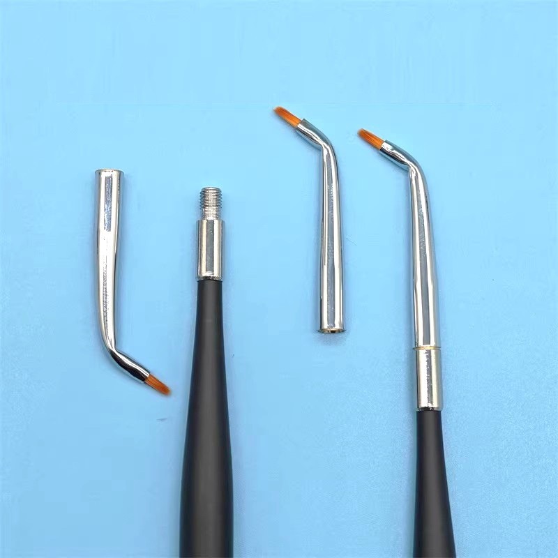 Dental Aesthetic Restoration Resin Posterior Brush Pen Curved Tips Shaping Tool
