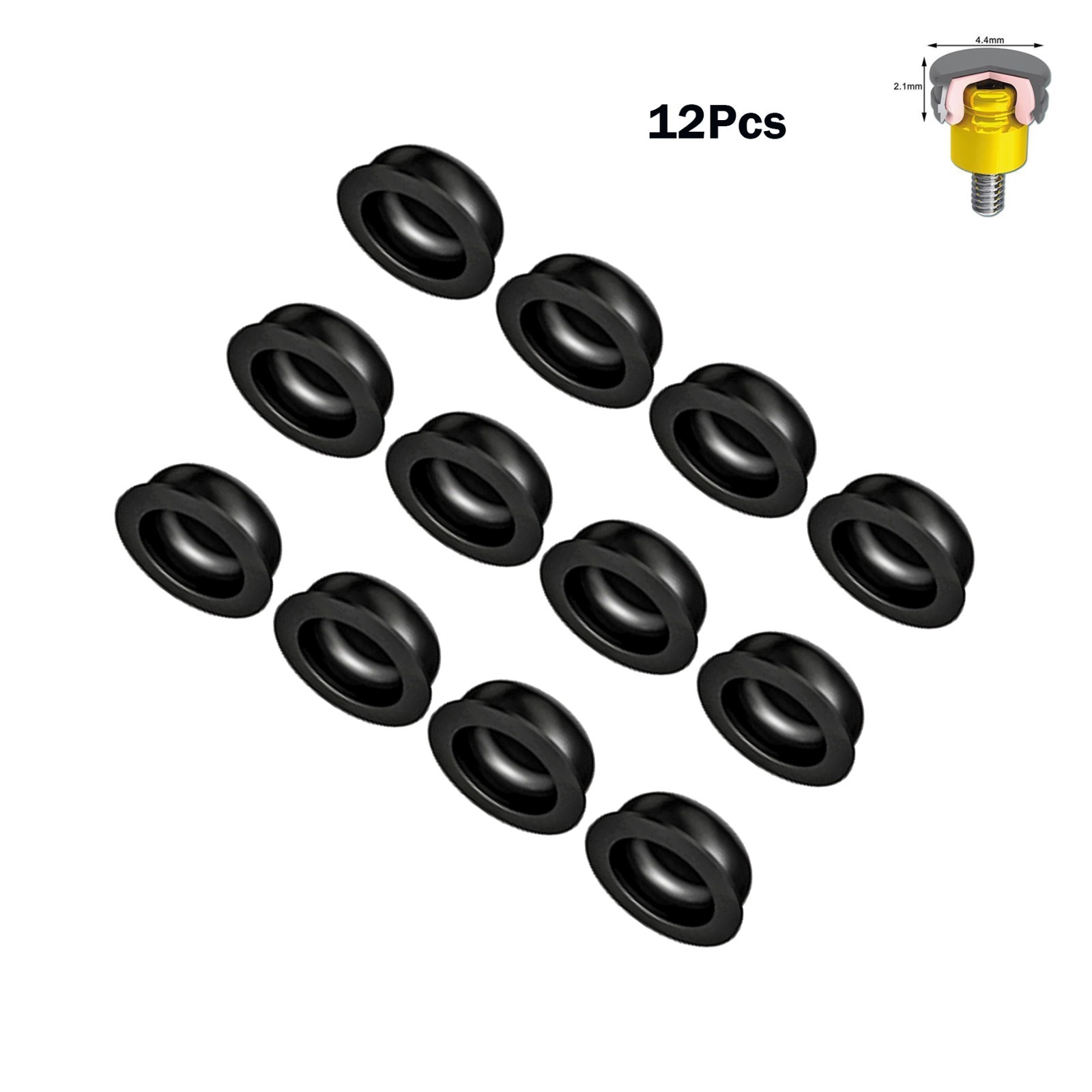 US Dental Locator Overdenture Abutment Retention Male Cap Inserts Lab Processing