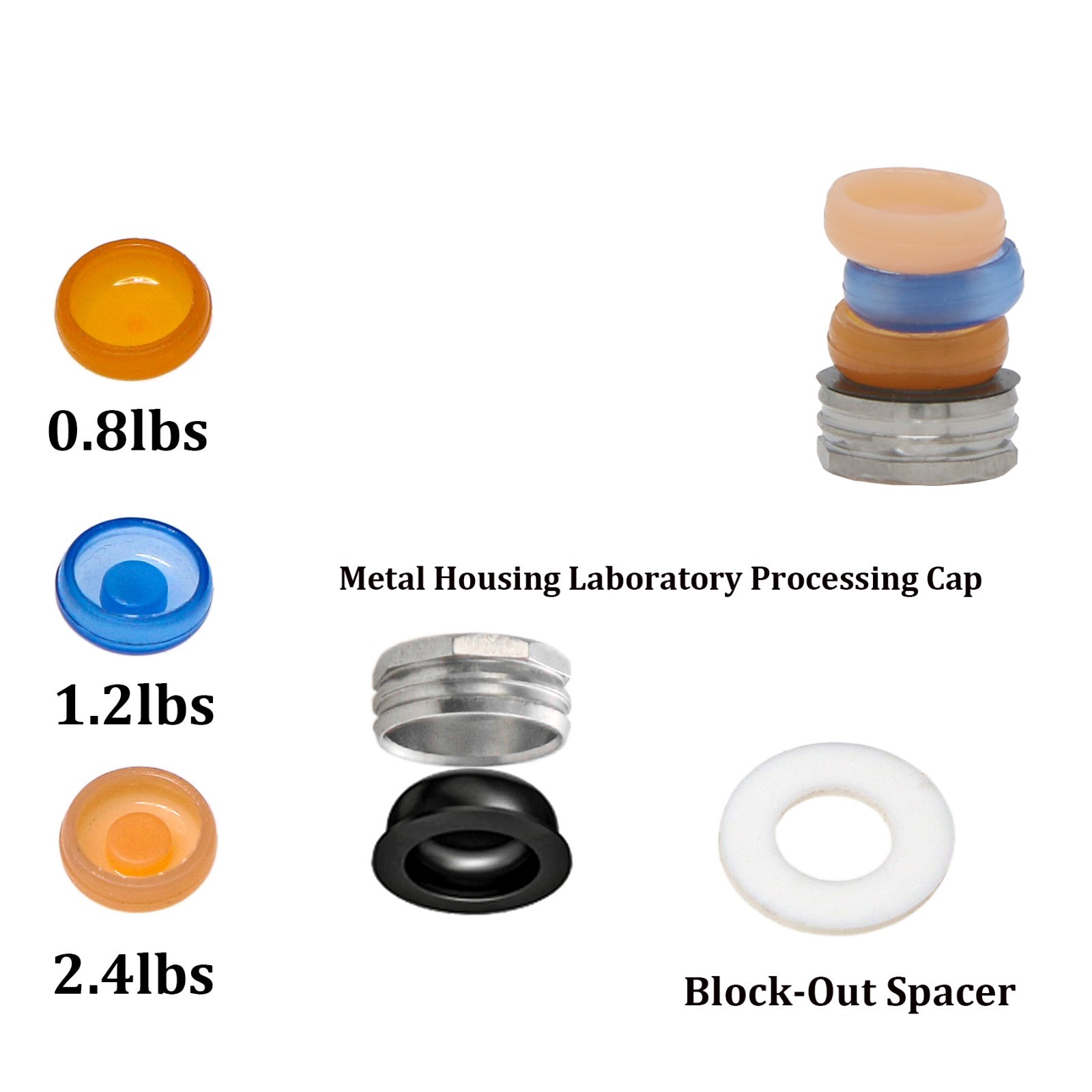 US Dental Locator Overdenture Male Caps Novaloc Retention Inserts Cap Core Tool