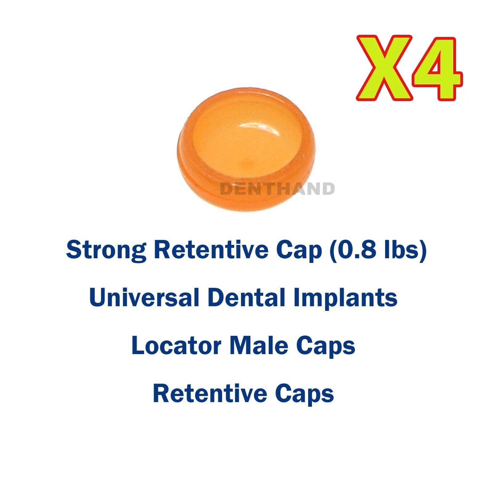 Universal Dental Overdenture Implant Retention Caps 0.8 lbs Locator Core Tool