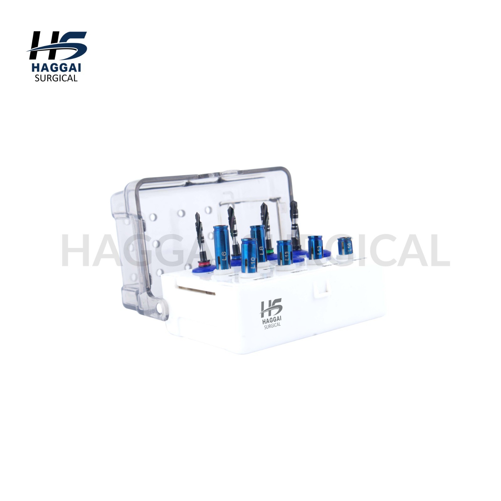 Drill with Stopper Kit Precision Tool Set in Sterilizable Storage Box