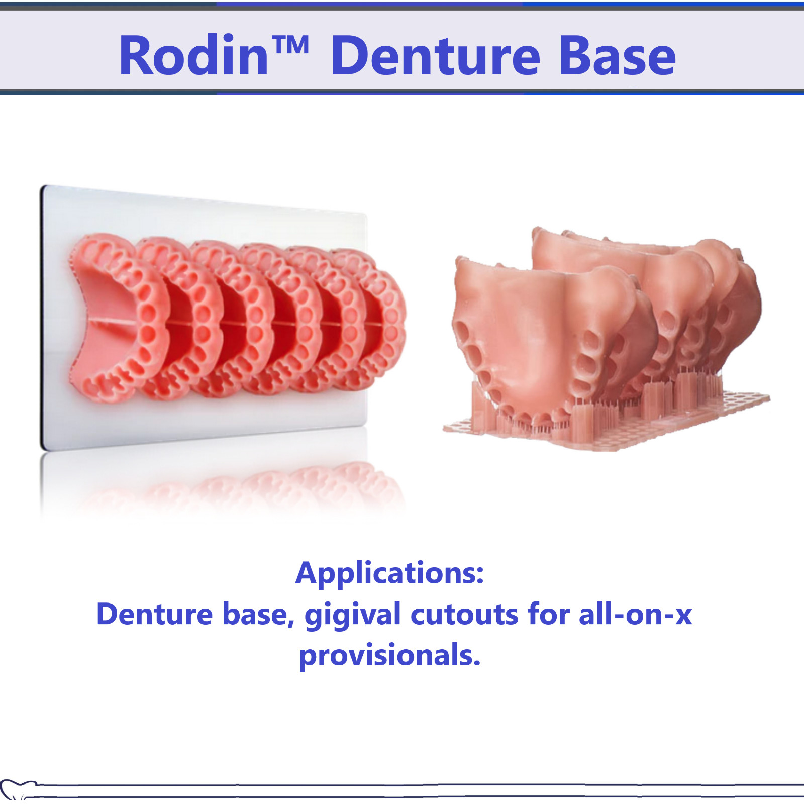 Dental Rodin Denture Base 2.0, Original Pink, 3D Printer Resins Class II, 1kg/Bt