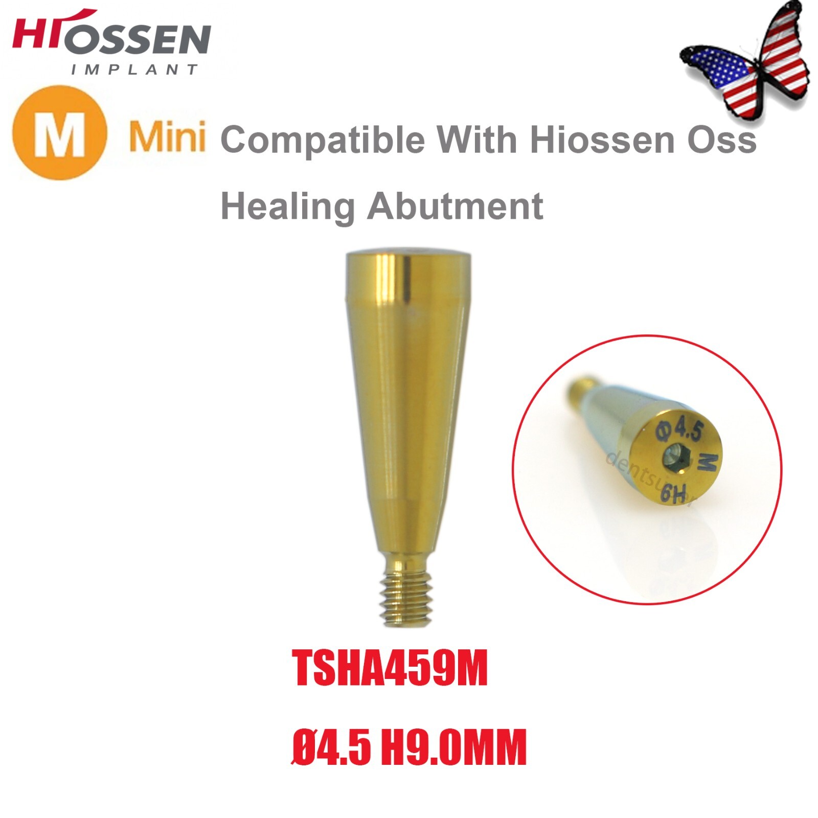 US OSS Dental Caps Healing Abutment Cap Mini Regular Platform Fits Oss Hiossen