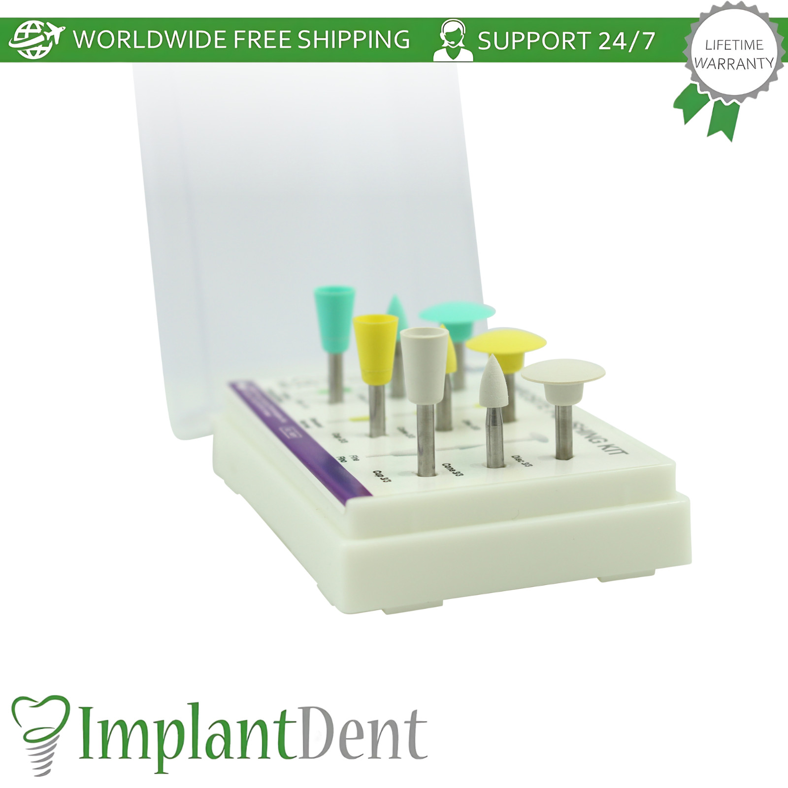 Dental 3 Step Composite Polishing Kit For Refining Dentistry Restorations