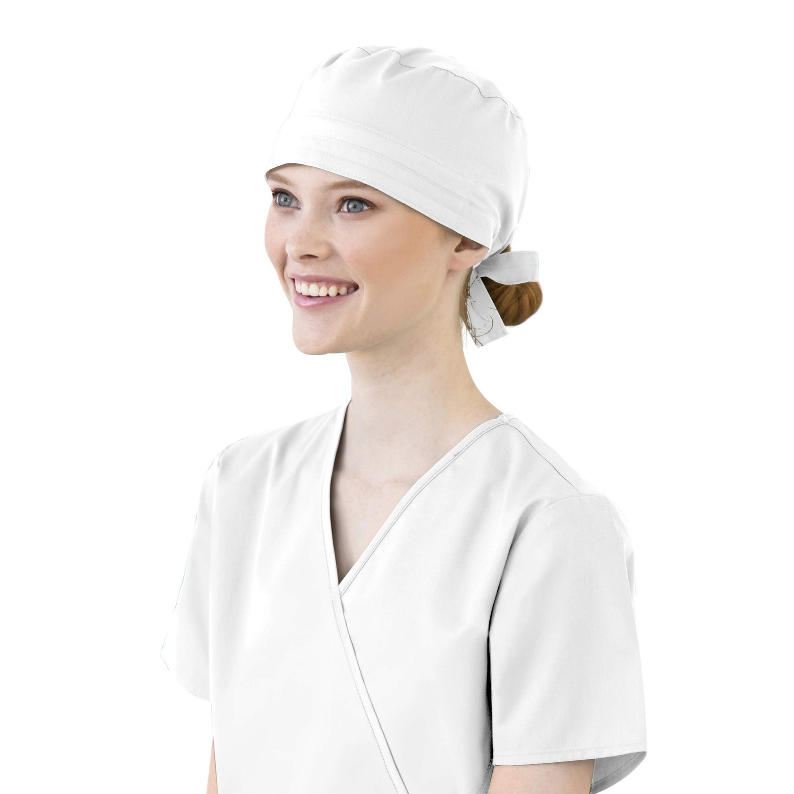 WINK WonderWORK Scrubs for Unisex Tie Back Scrub Cap One Size Khaki