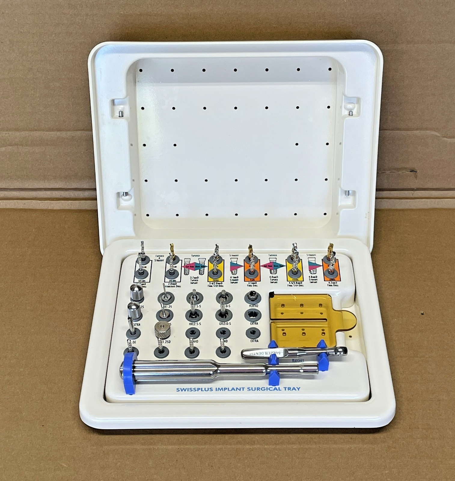Sulzer Medica Swissplus Surgical Kit, Excellent, Pictured Items Only