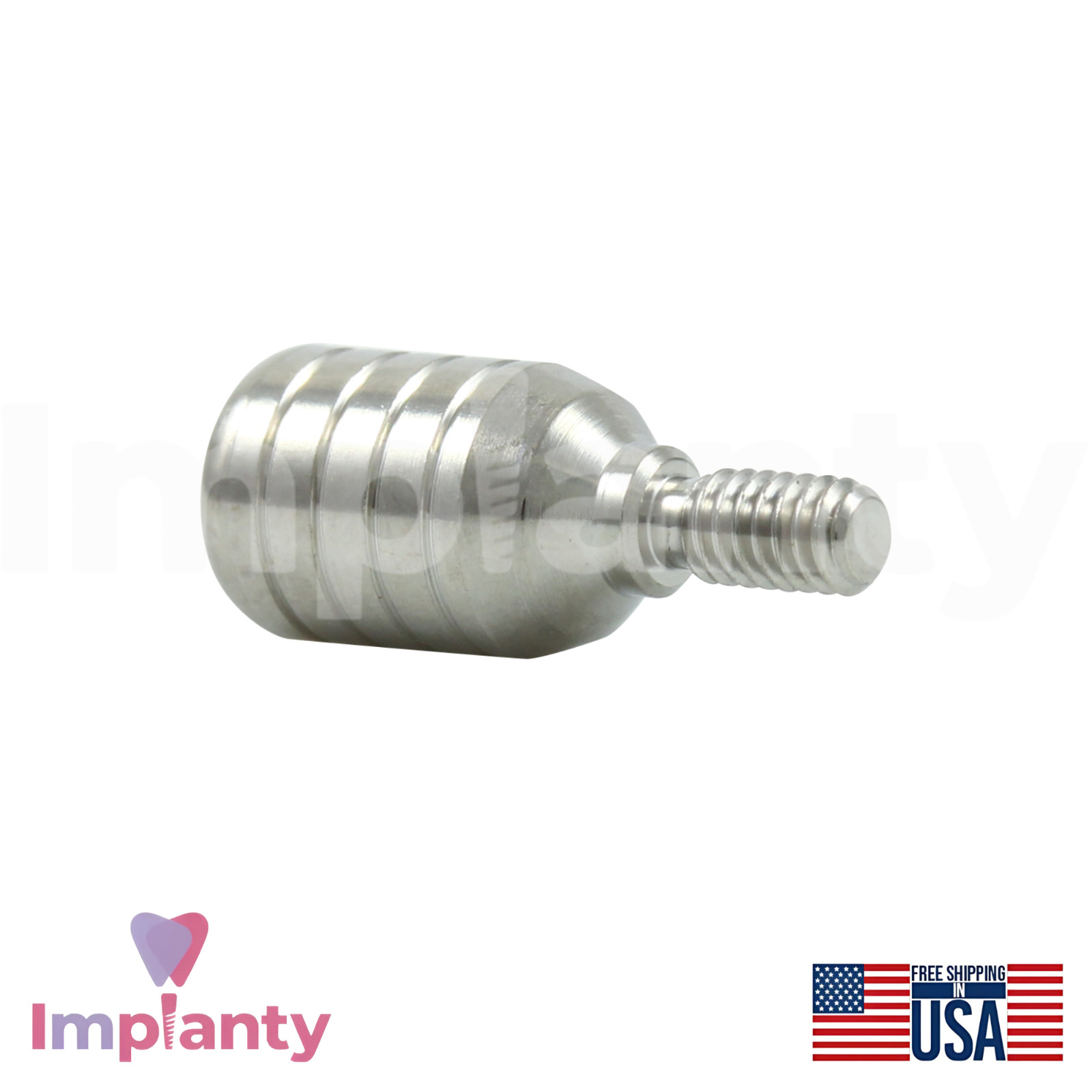 GDT CFI Int Hex 2.42mm Connection Dental Cylindrical Fixture Titanium Set