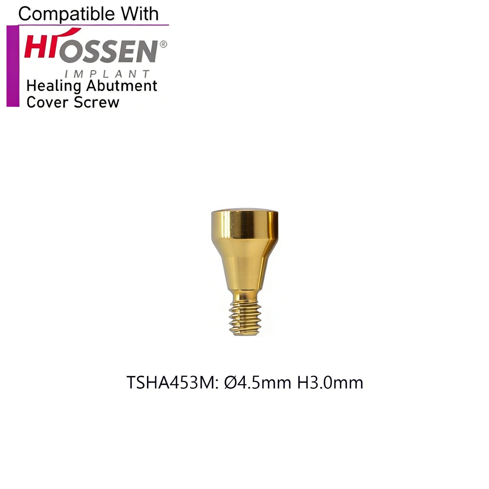 US 5Pcs Dental Healing Abutments Cover Screw Regular/Mini fit Osstem Hiossen