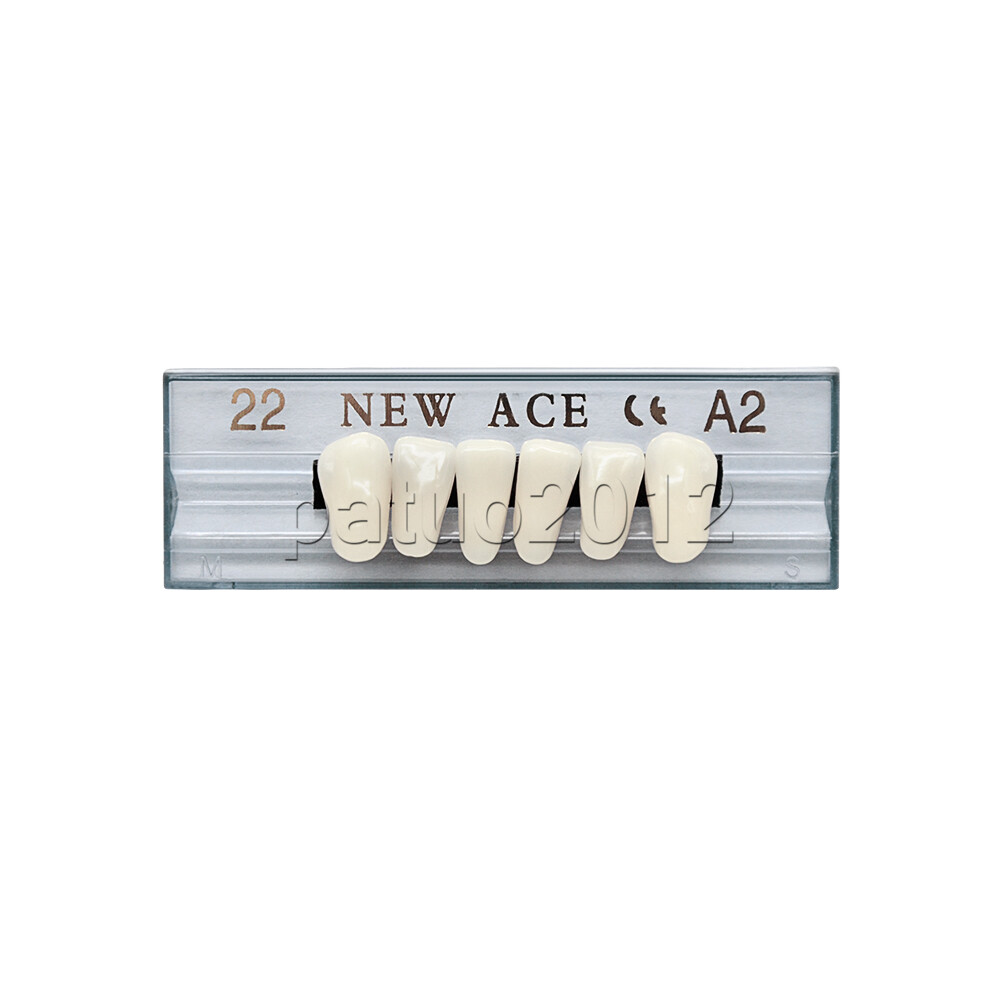 168pc Acrylic Resin Denture 22# A2 Full Set Teeth Upper Lower Shade Tooth Dental