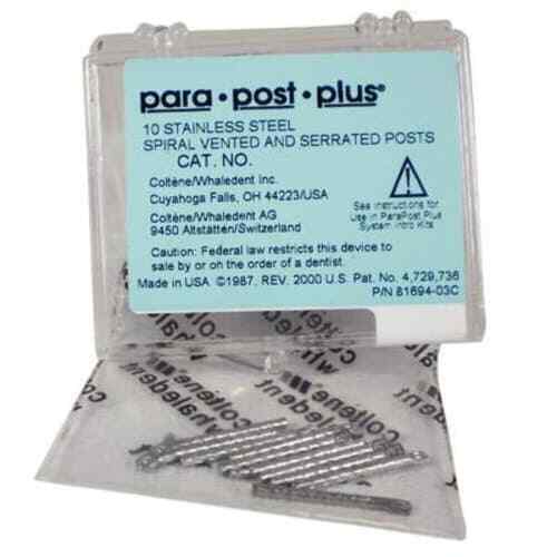 ParaPost Plus P244-7 Green Stainless Steel Post, 10 Refills