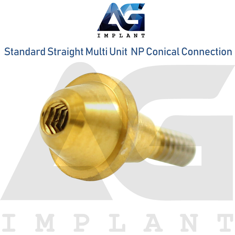 Standard Multi Unit Abutment Conical Connection NP Titanium Set Dental