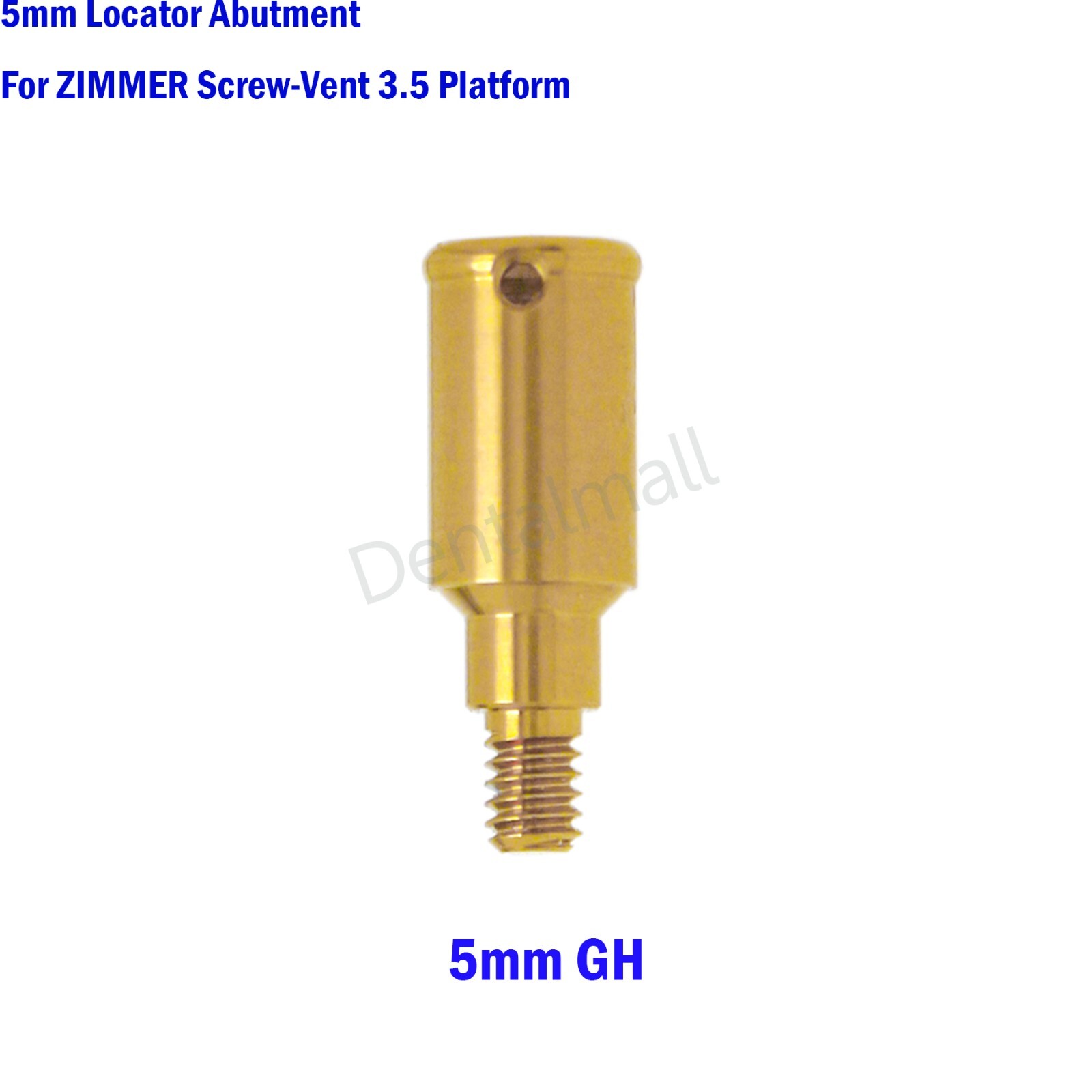 Dental LOCATOR Abutment fit Zimmer Cortex MIS Mini Regular Ø3.5/4.5mm GH 1-5mm