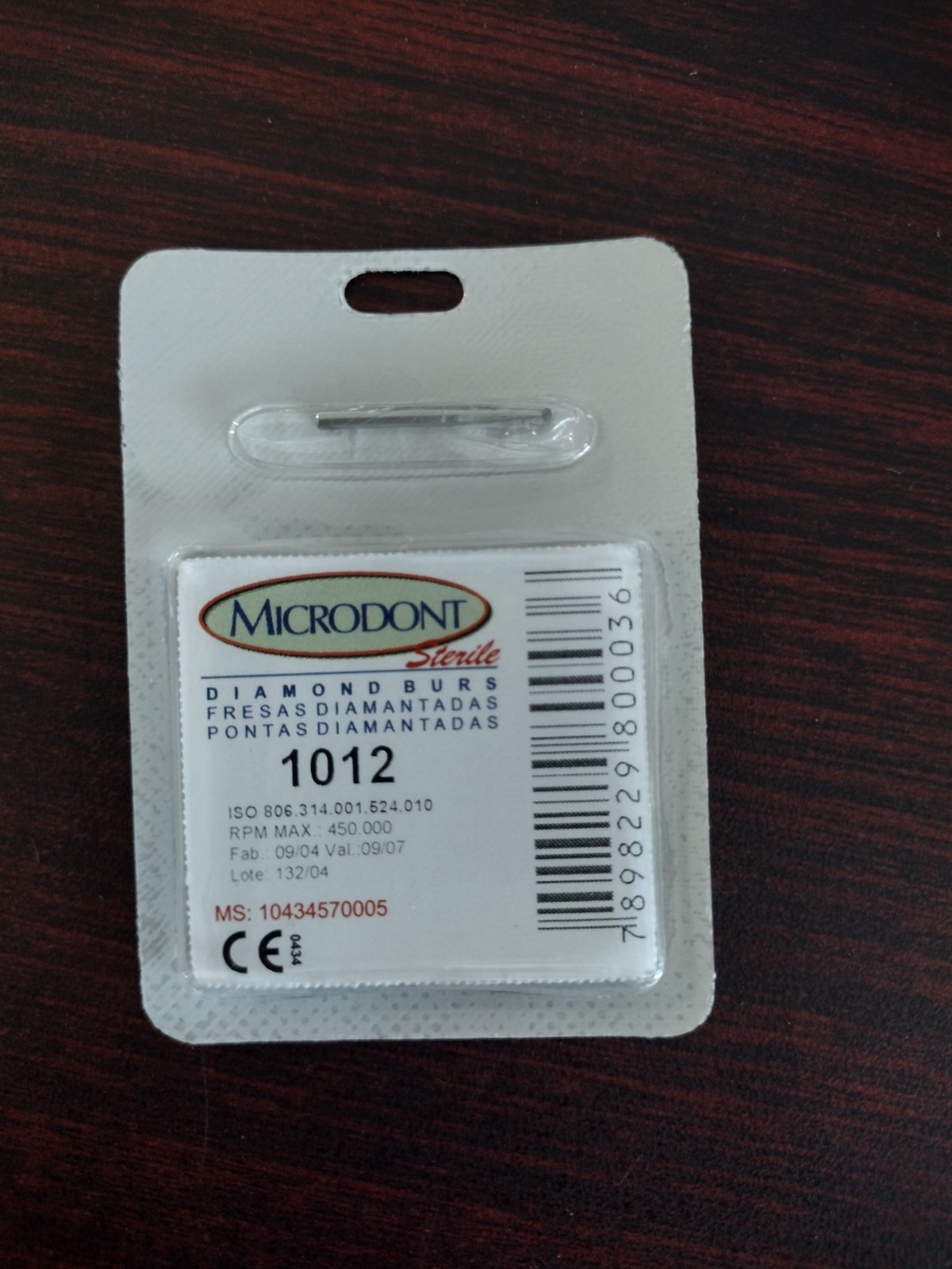 MICRODONT Round Shape 1012, 4219, 3070 FG diamond burs – Made in Brazil