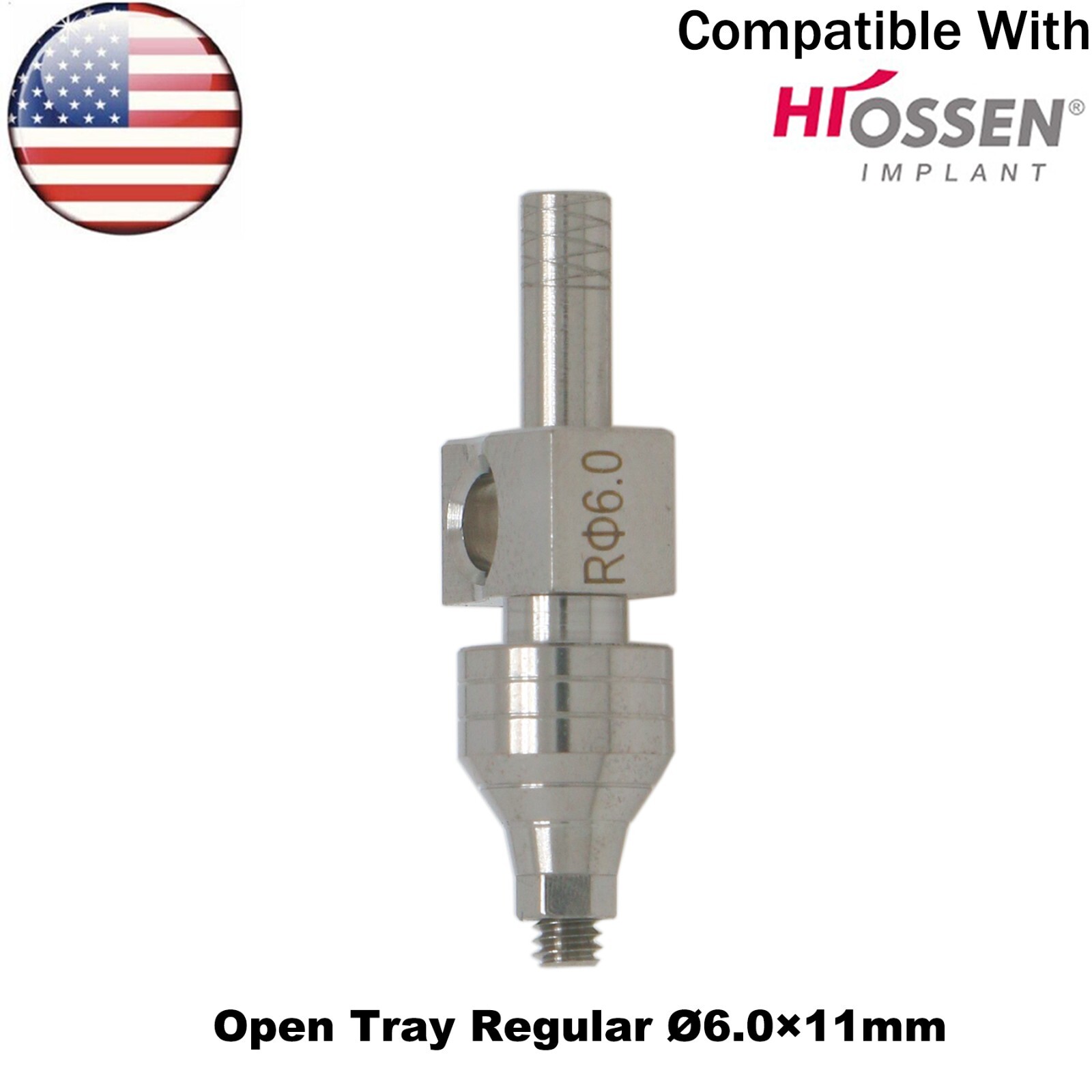 US Fits Hiossen Dental Transfer lmpression Coping Open Closed Tray M/R Osstem ET
