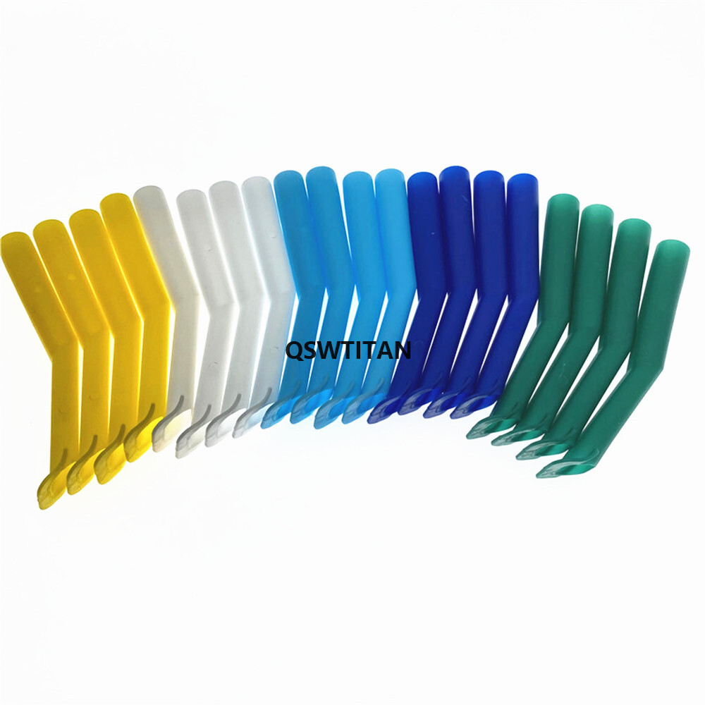New Dental High Volume Suction Tips Duckbill Evacuation Tips 15mm