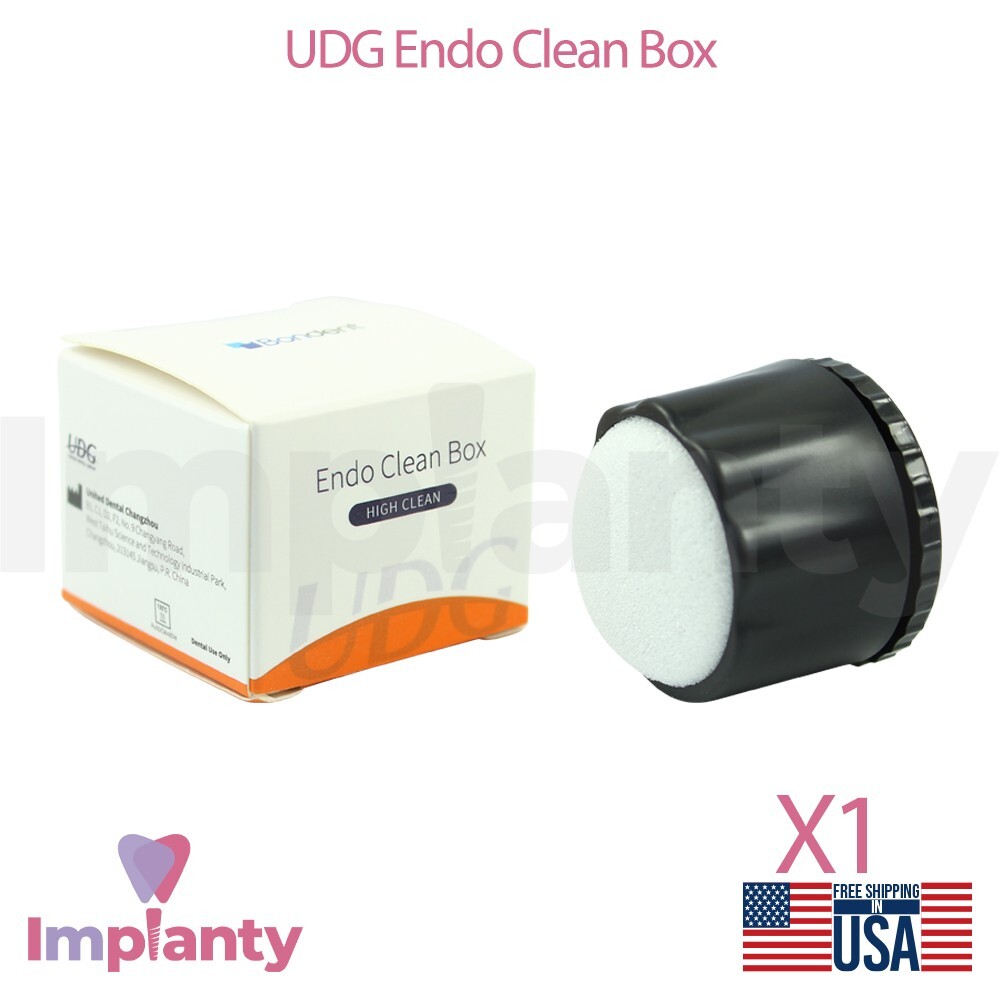 Dental Endo Clean Box Round Sponge Files Cleaning And Storage Dentistry Tools