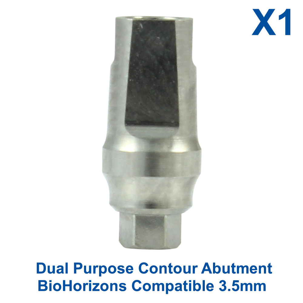 1x Dental Fixture Bi0Horizons Compatible 3.5mm Dual Purpose Contour Adapter Head