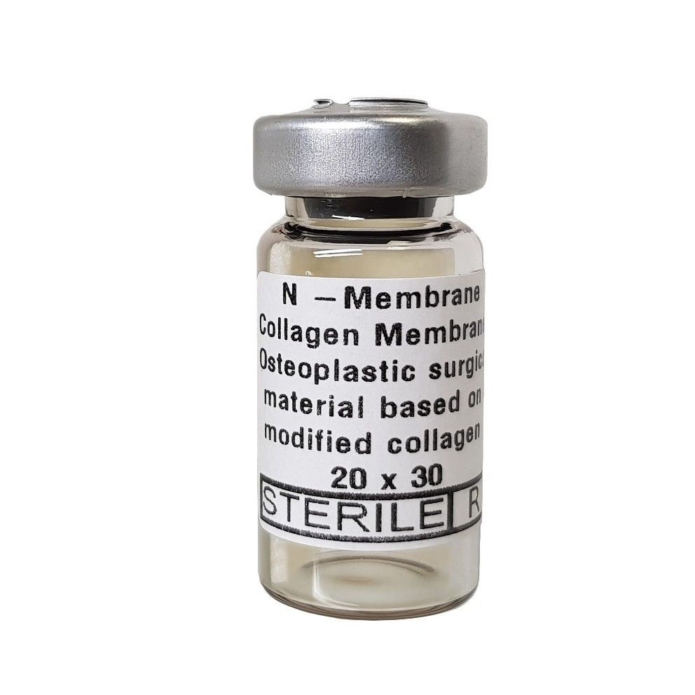 Sterile surgical collagen membrane N-Membrane Next Israel 20×30