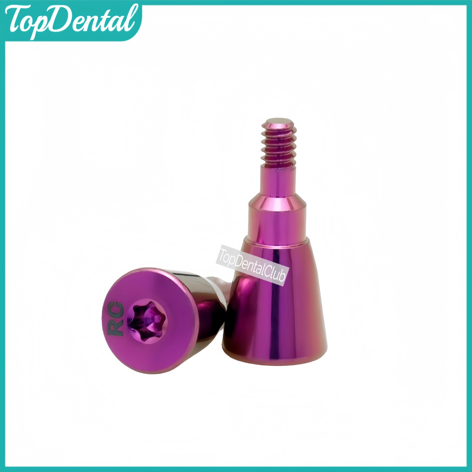 Dental Healing Cap RC 4.5/5/6.0 Screw Drivers Fit Straumann ITI Driver Purple