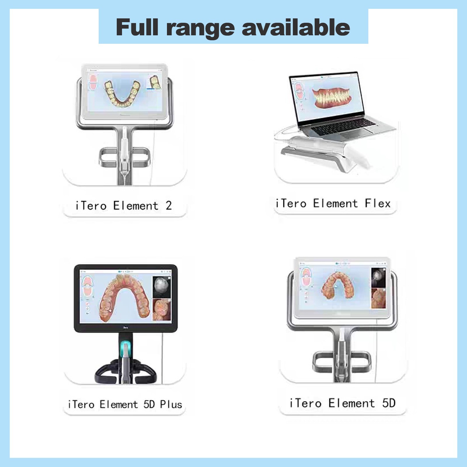 100Pcs Dental Scanner Intraoral Sleeves Disposable Protective Cover for iTero#