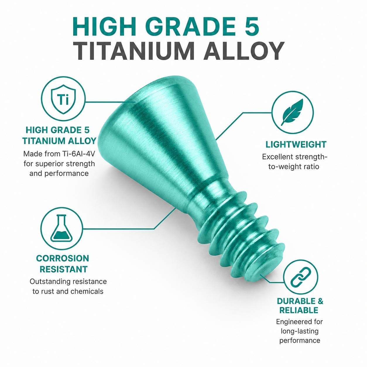Multiple Implant Healing Abutment & Closure Cover Screw Hiossen Nobel Straumann