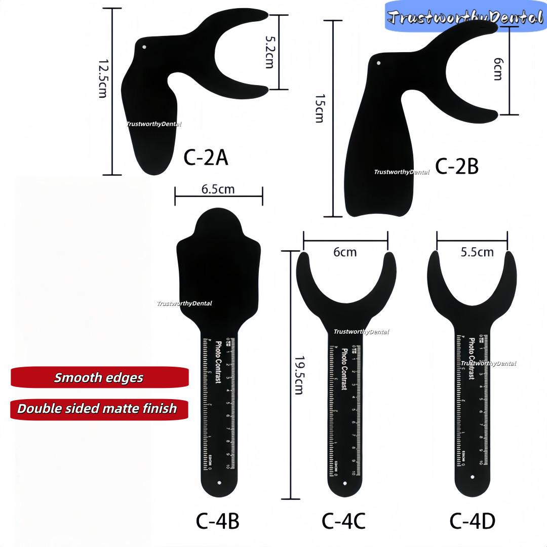 Dental Photography Black Background Board Plate Oral Cheek Palate Contraster