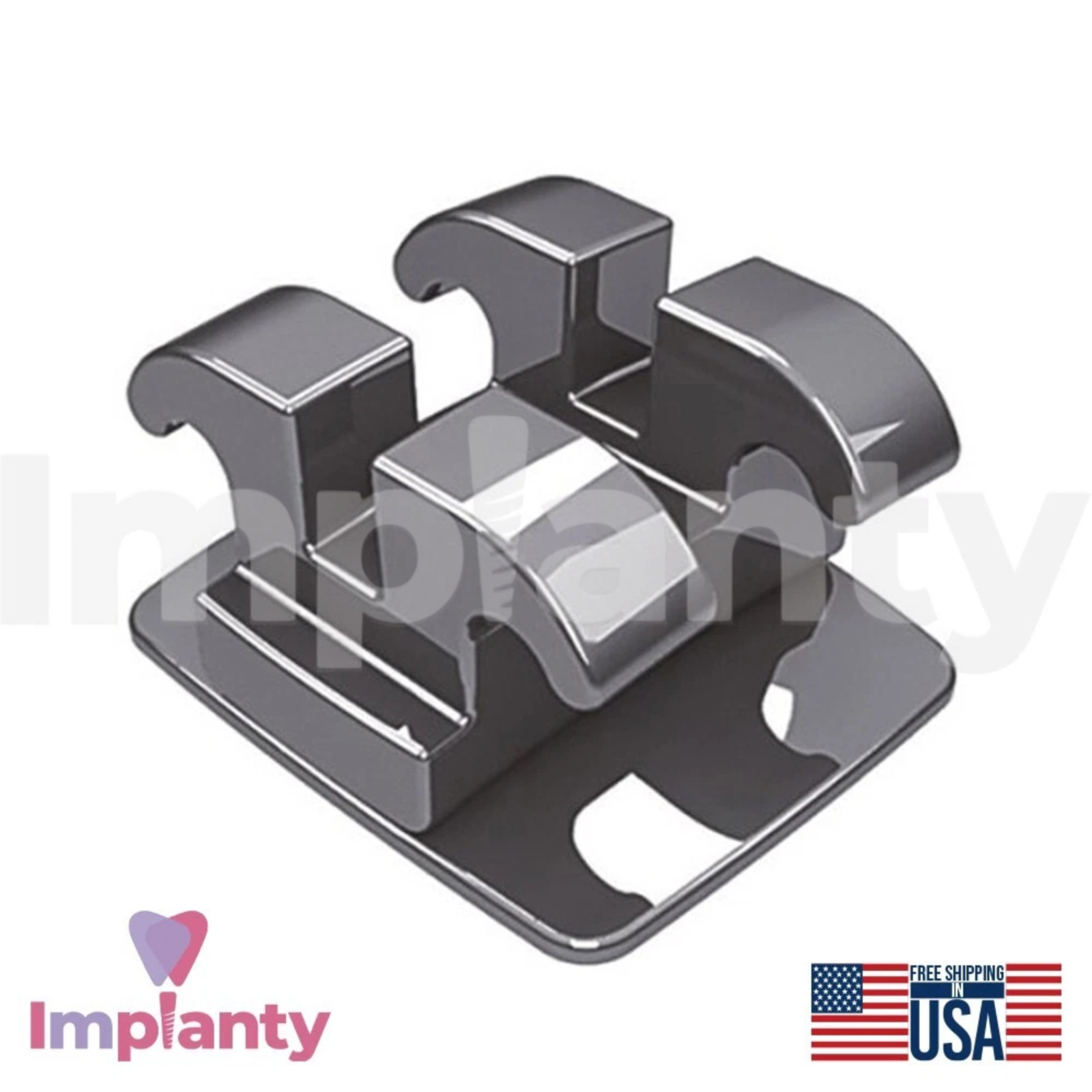 Morelli Roth Slim Edgewise Brackets Kit 20pcs Stainless Steel Dentistry Braces
