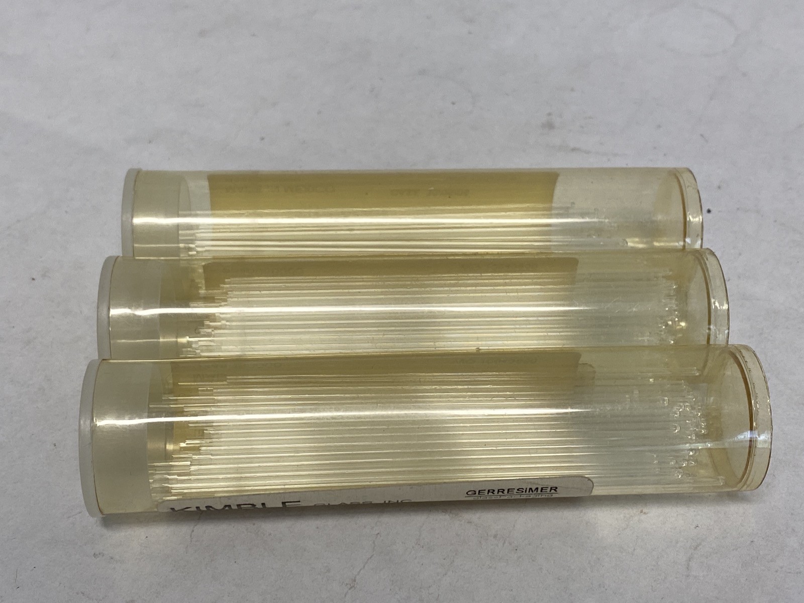 (300) KIMBLE 90mm Melting Point Capillary Tubes Sealed At One End 34505-99