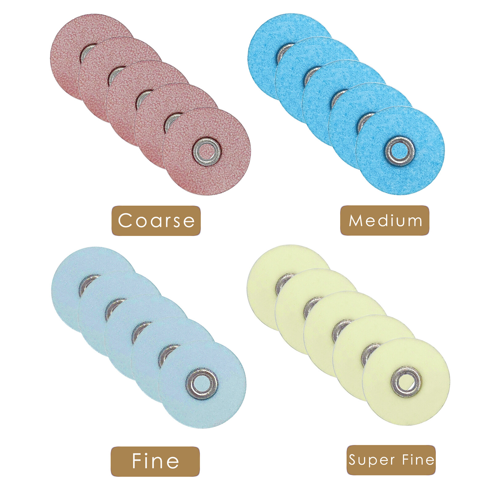 Dental Sof-Lex contouring & polishing 2382 Pop-On discs 0.55″ 14mm or Mandrel