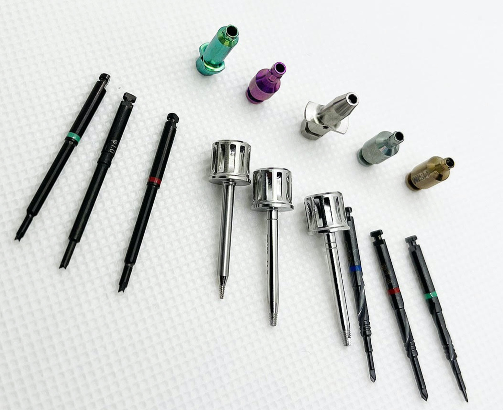 Dental Claw Drill Screw, Reverse Remover Kit ITI,Bego, Dio, Osstem M (14 piece)