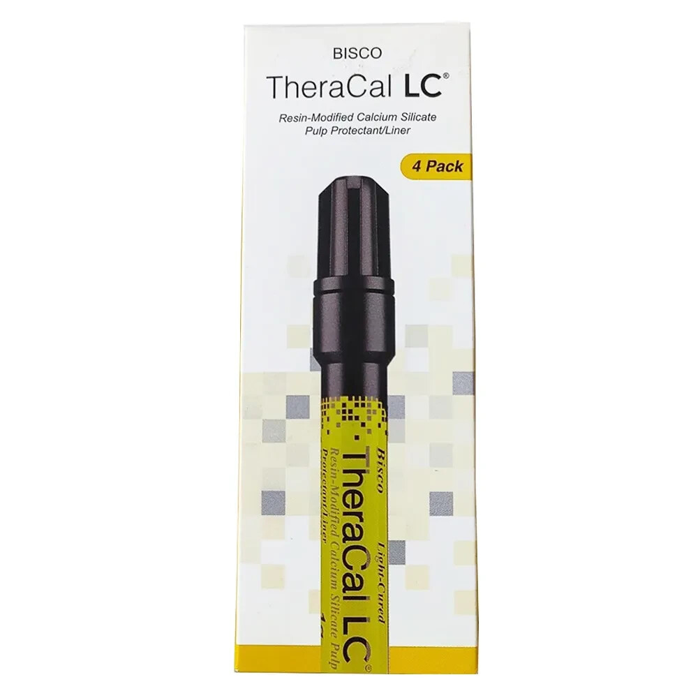Bisco TheraCal LC Light Cure Cavity Liner Syringe Calcium Silicate Dental Care