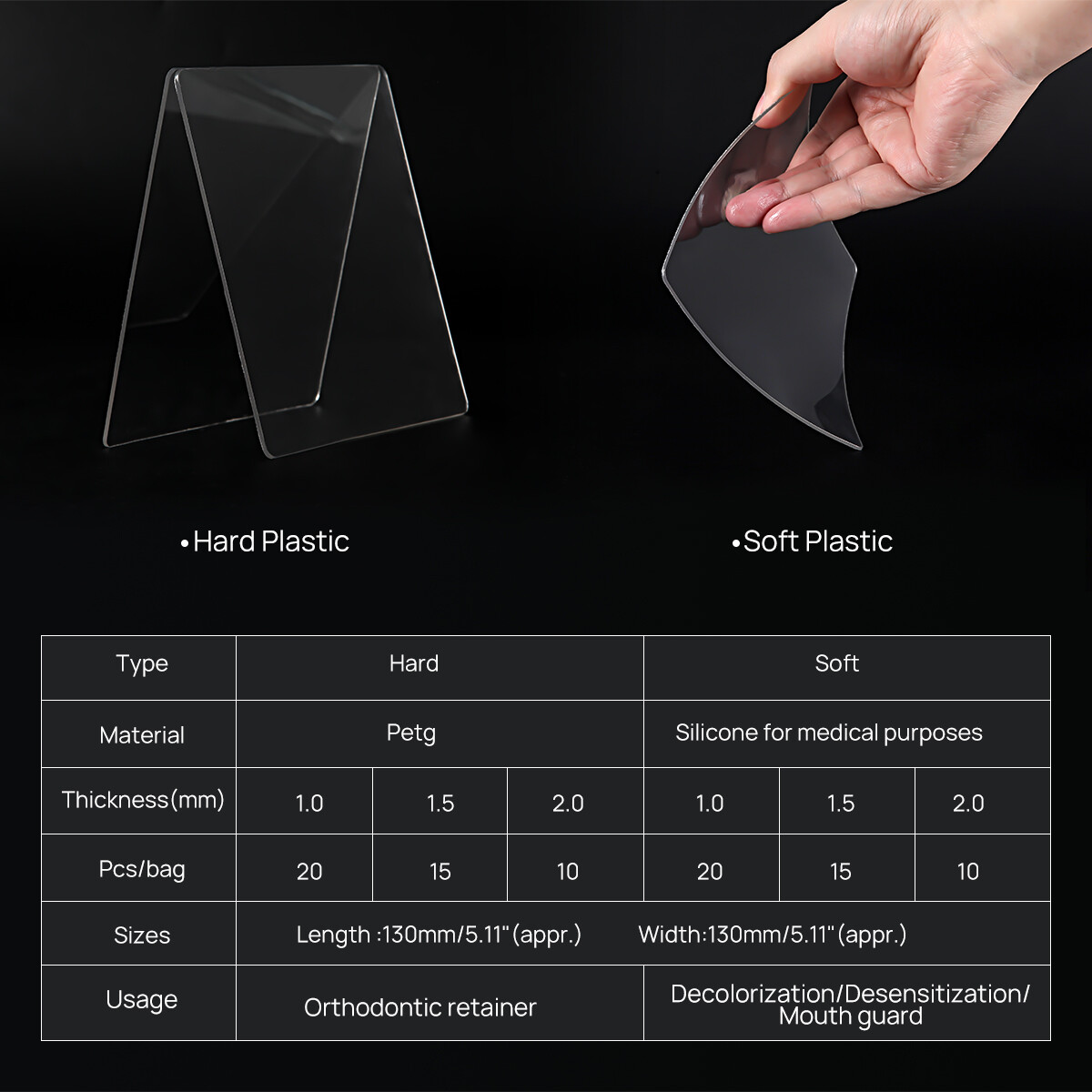 Dental Vacuum Forming Molding Machine/Plastic Ortho Thermoforming Sheet Hard