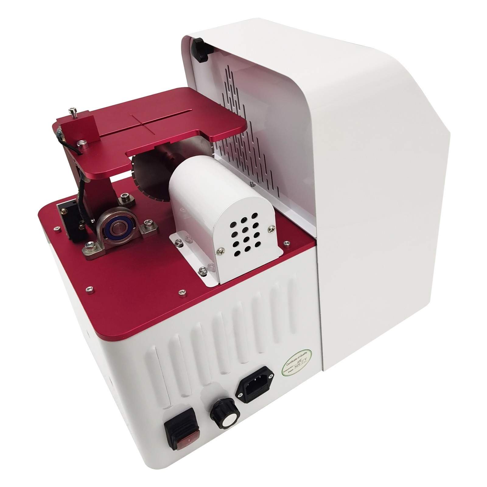 Lab Electric Gypsum Saw Gypsum Cutting Machine with Dust Removal 110V 550W