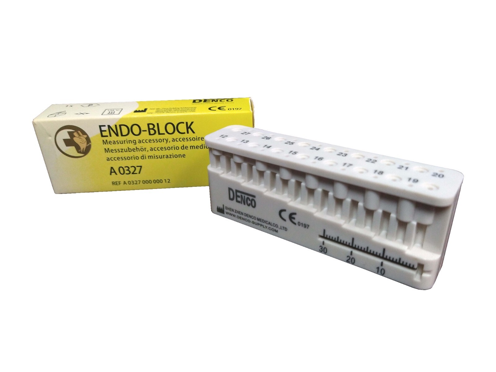 Denco Dental ENDO-BLOCK, Endo Measuring Block Measuring Accessories