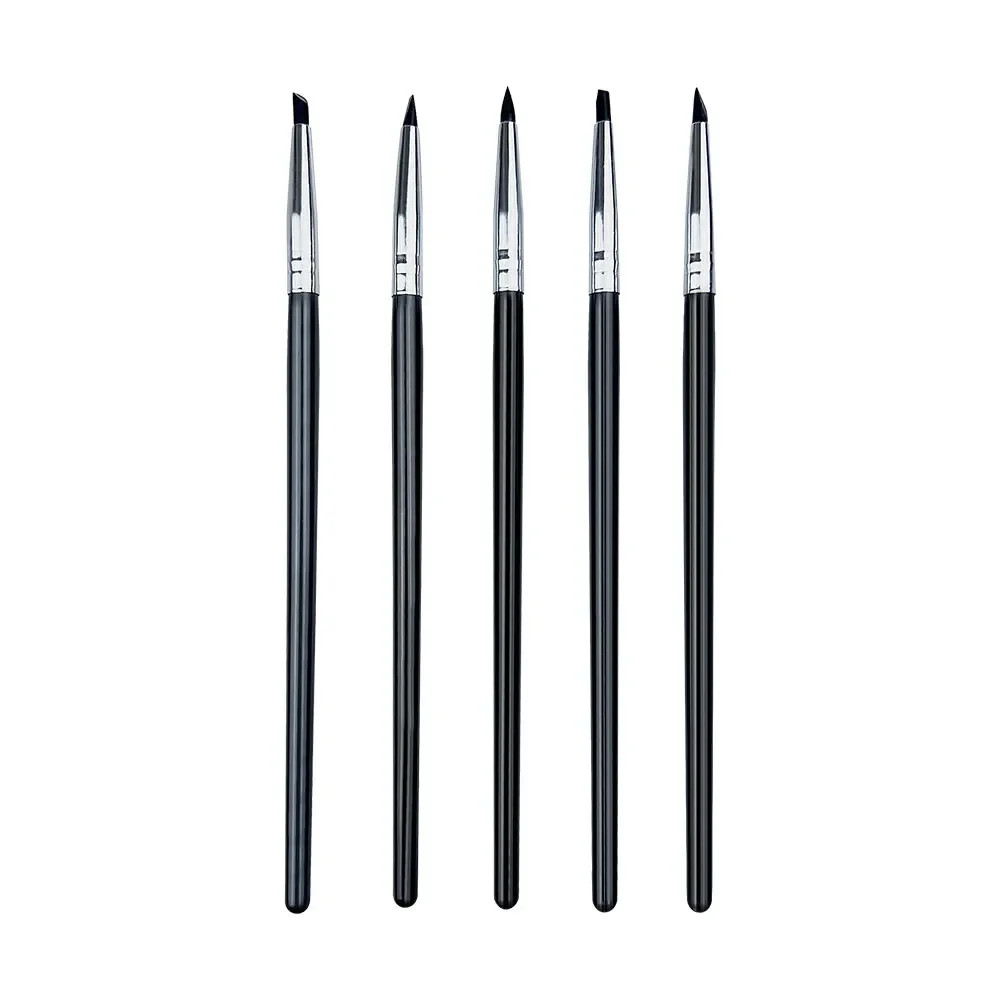 5Pcs Dental Shaping Silicone Tooth Tool Dental Resin Brush Pens for Adhesive Com