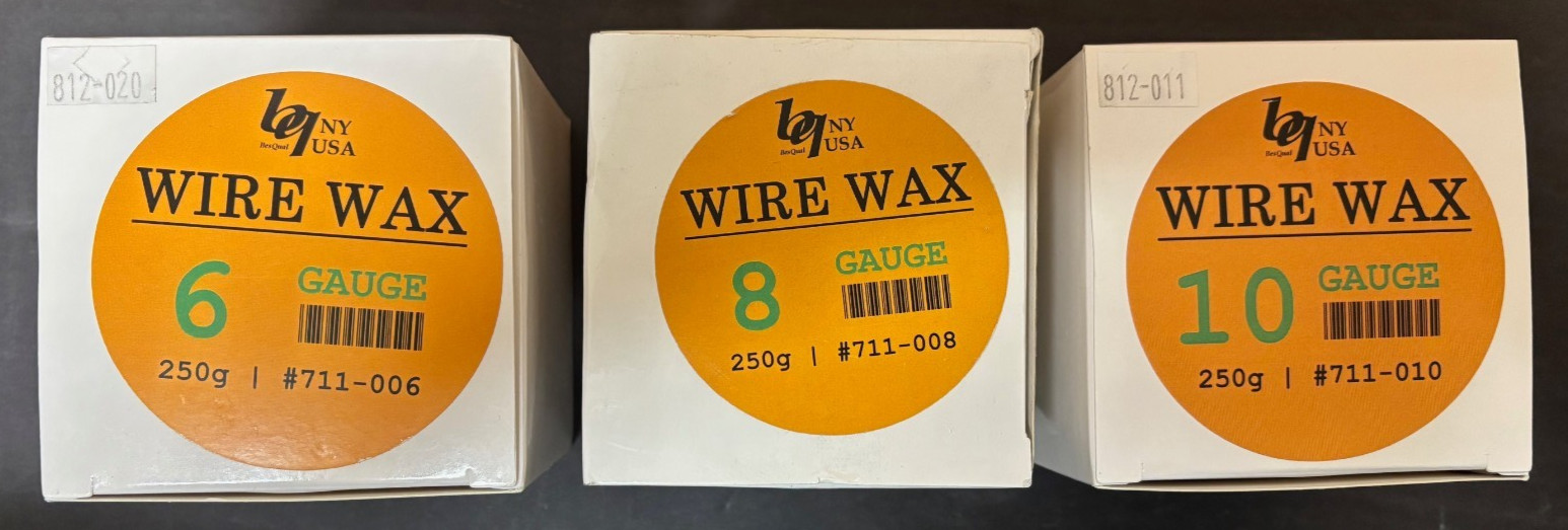 BESQUAL – Wire Wax For Sprues Blue [ 6, 8, 10 ] gauge – 250gr