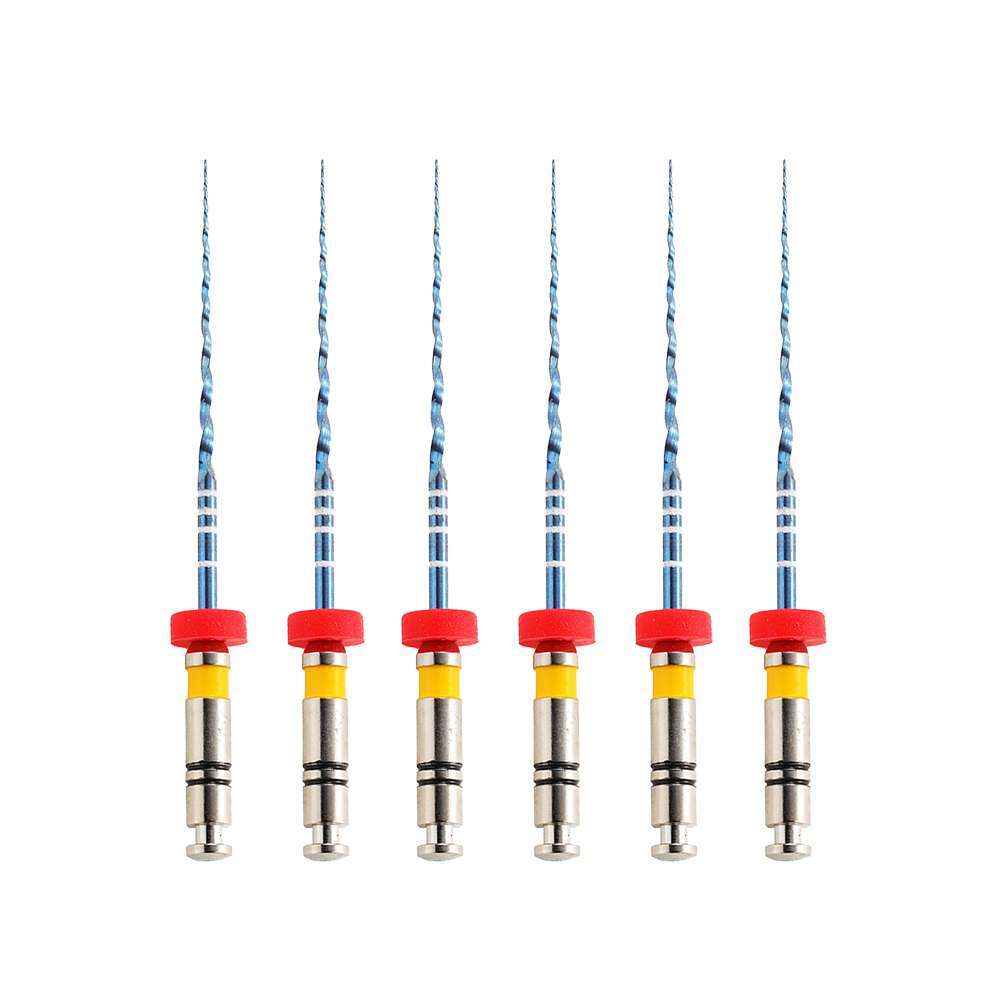 Vakker V Blue 21mm Taper 04 #50 NiTi Rotary Engine Files, 6/Pk
