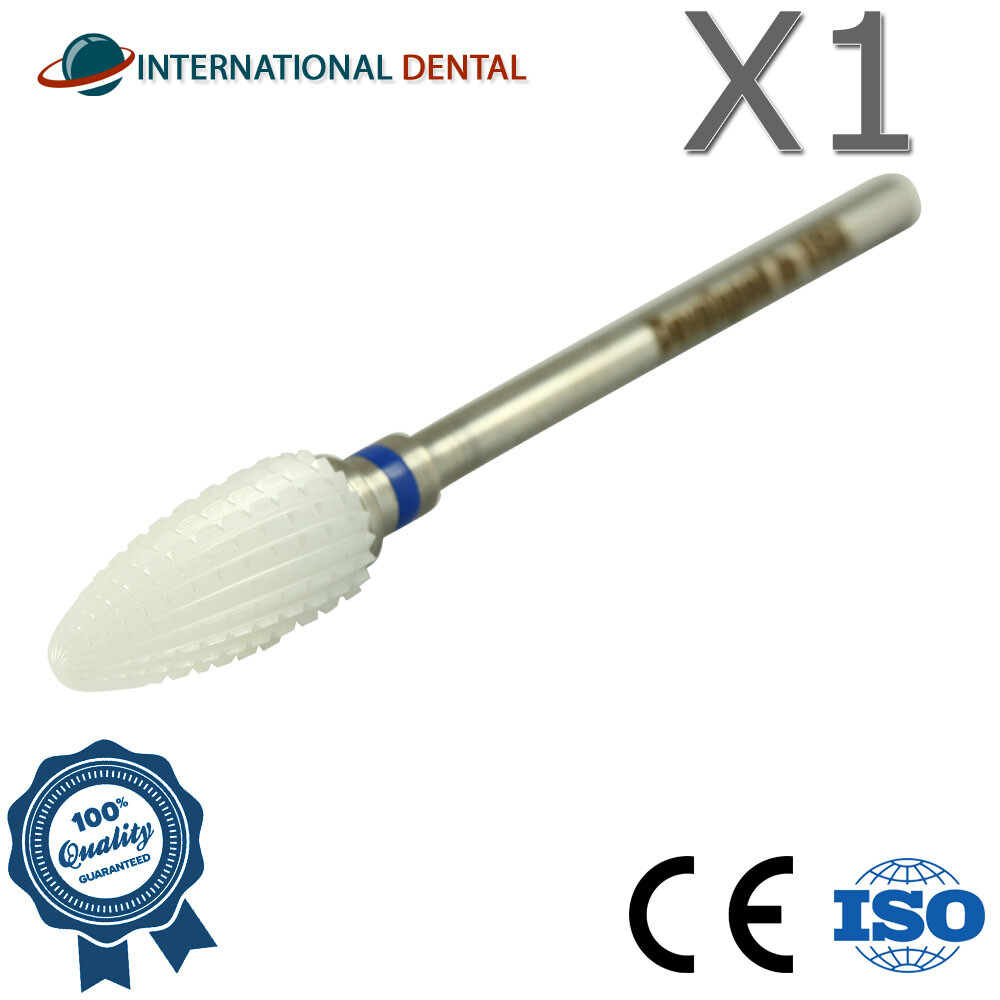 Dental Laboratory Lab Zirconia Bur Ø6mm 64000501 Cross Cut Standard Grit Tool