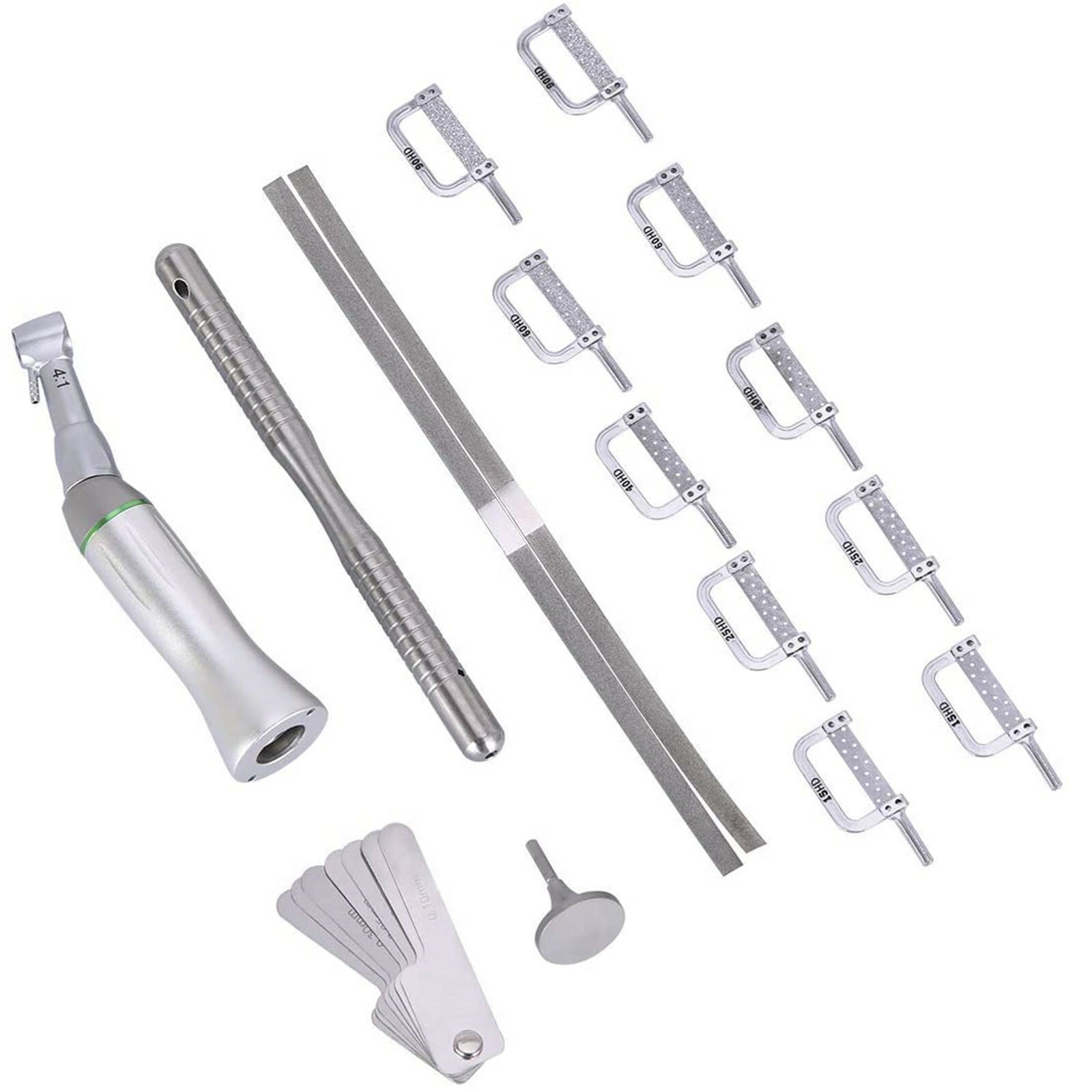 Dental Interproximal Enamel 4:1 Reduction IPR System Orthodontic Stripping Kit