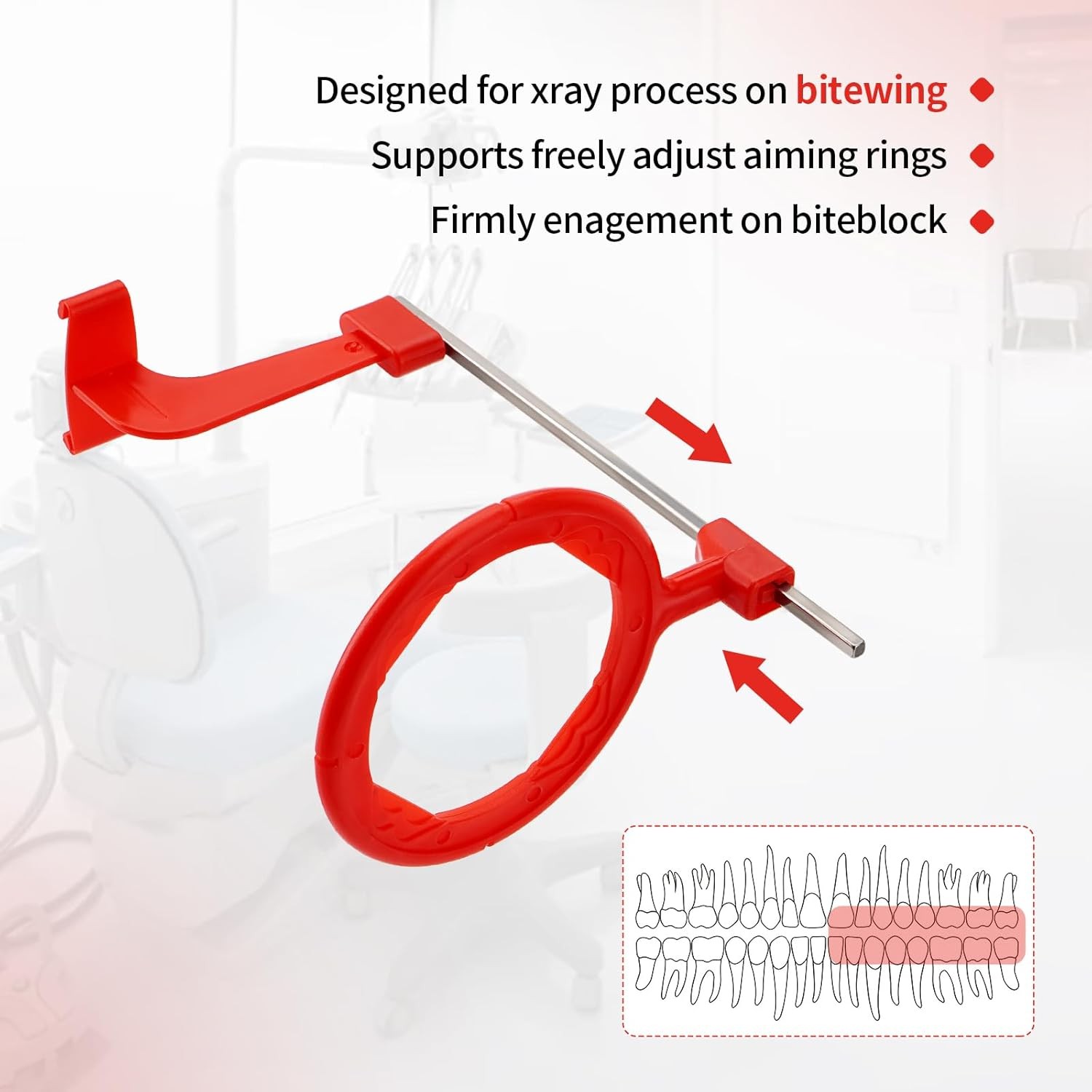 10pcs Dental X-Ray Positioning Dental Sensor Holder Indicator Universal US