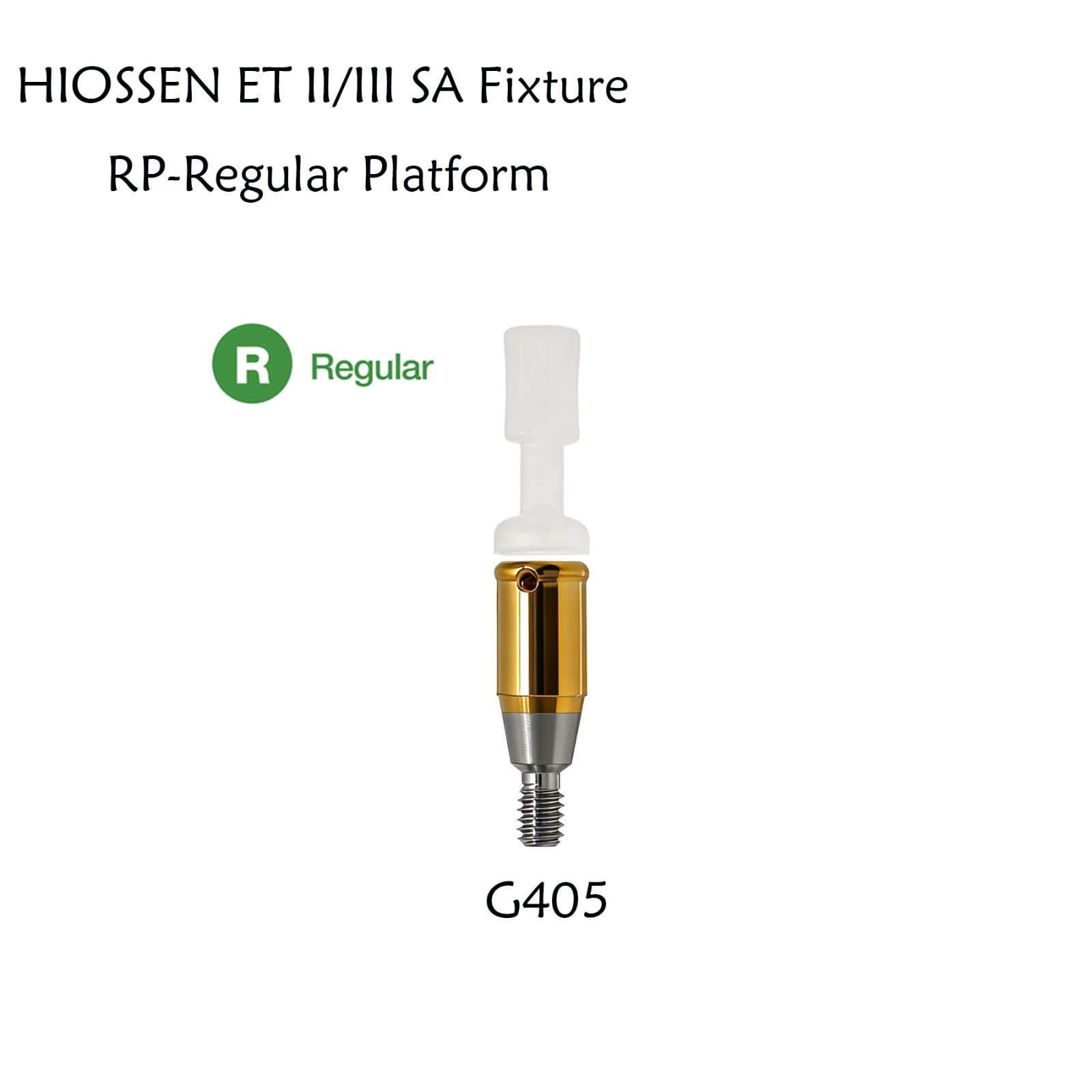 Hiossen Implant System Dental Locator Titanium Abutment Set Regular 1-7.0mm GH