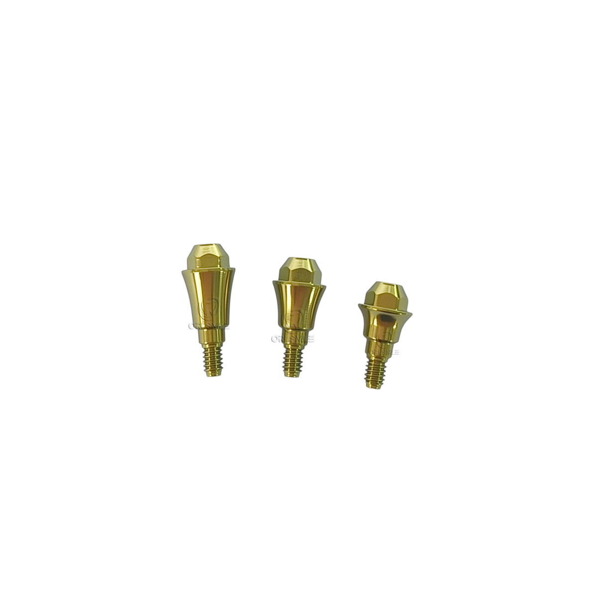 Custom Mu straight abutment upper part for Den-tium lower part for Megagen AR