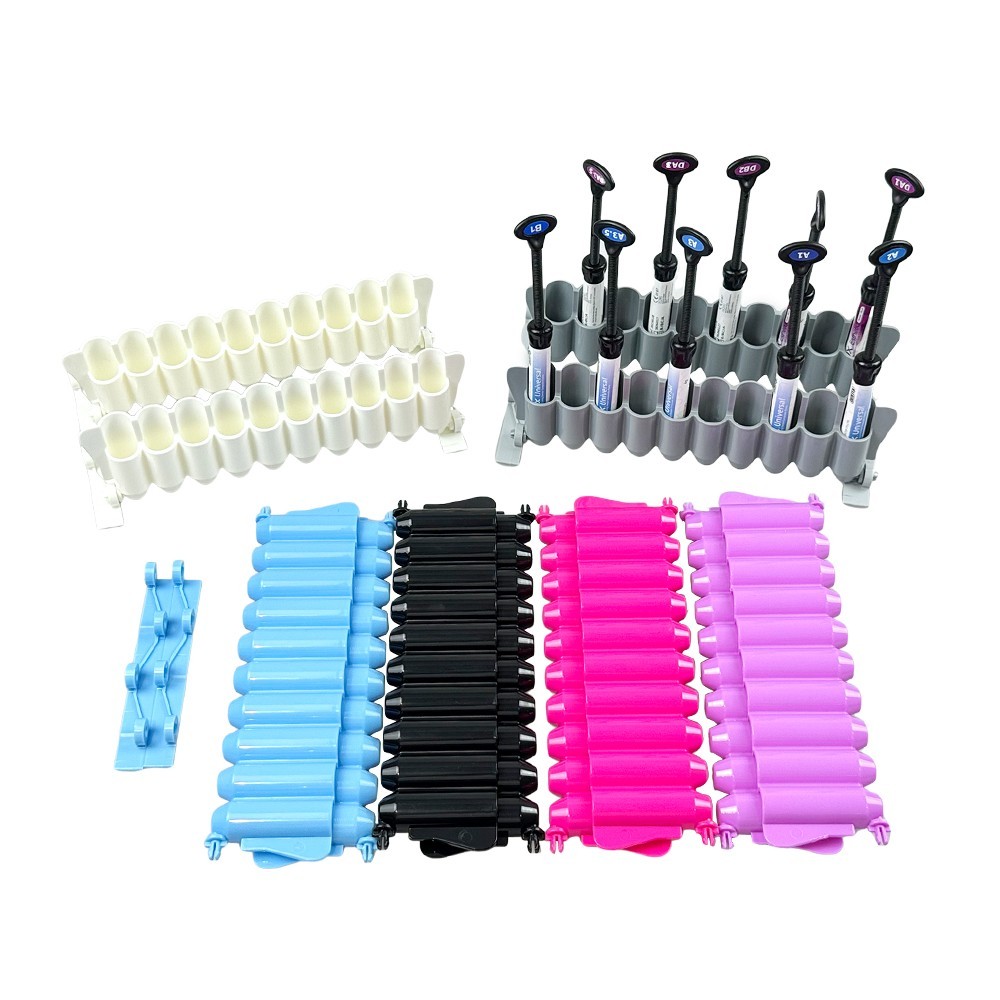 Dental Composite Resin Syringe Storage Rack 20-Unit Stand Syringe Holder