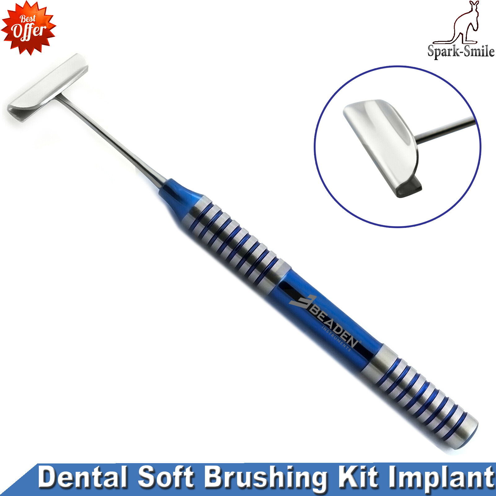 Dental Soft Brushing Kit PRF Lingual Tissue Flap Surgery Implant Instrument New