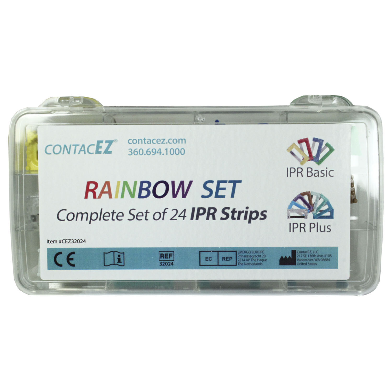 ContacEZ Interproximal Reduction Dental Restorative Strip Orthodontic IPR 24 PCS