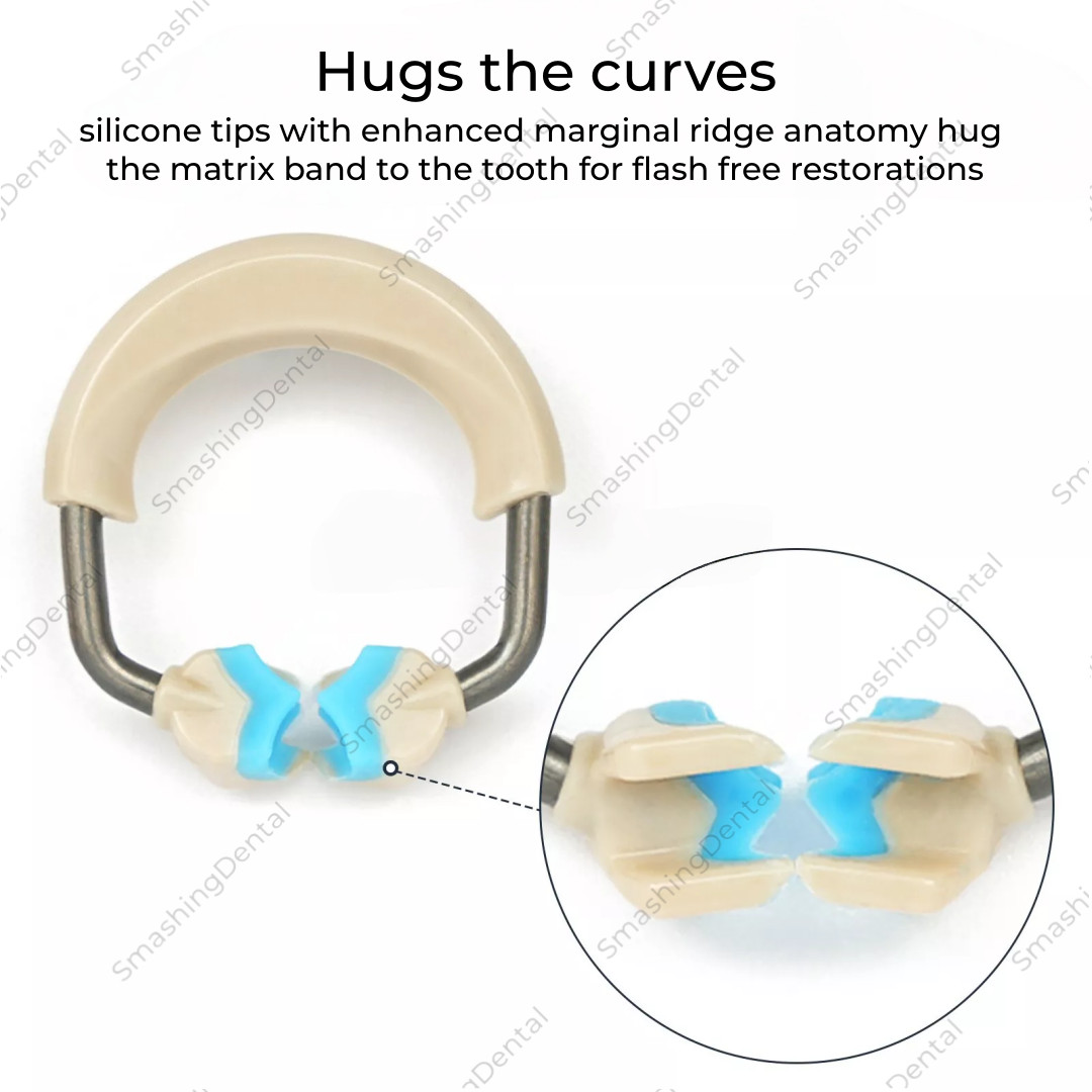 Dental Matrix Bands Ring Sectional Matrice Clamp Wedges Pliers Fit Garrison